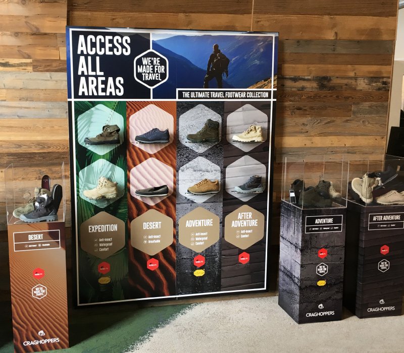 Craghoppers Display Stands