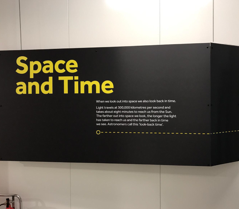  Jodrell Bank Discovery Centre Internal Display Signage