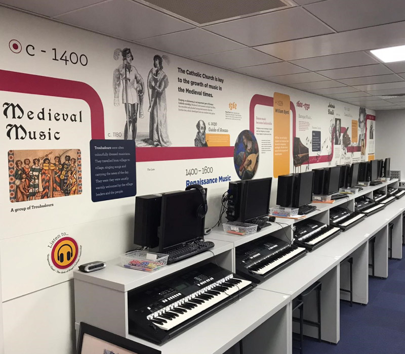 Thornleigh Salesian College Music Department | Signage & Graphics | Impression, Bolton