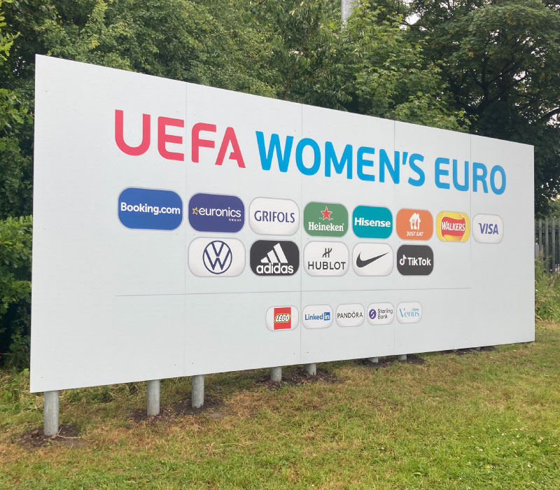 External Signage | UEFA Women's Euros 2022 | Impression, Bolton