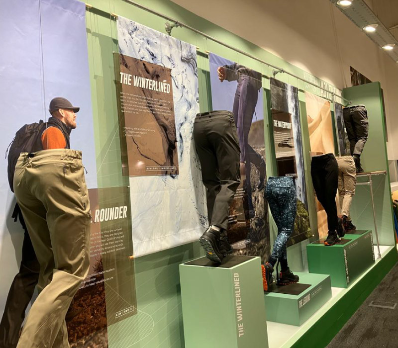 Photo of printed and installed retail display unit for Craghoppers by Impression, Bolton