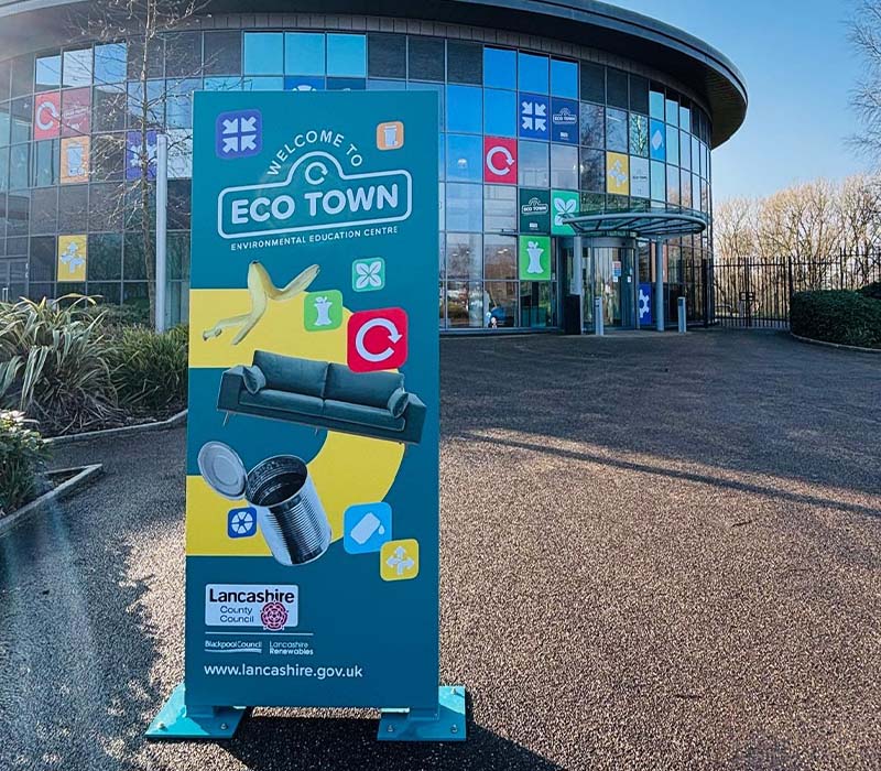 External signage designed and installed by Impression