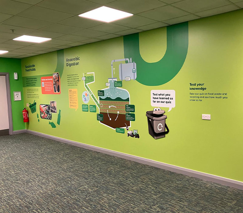 Captivating large format graphics, printed and installed by Impression’s team