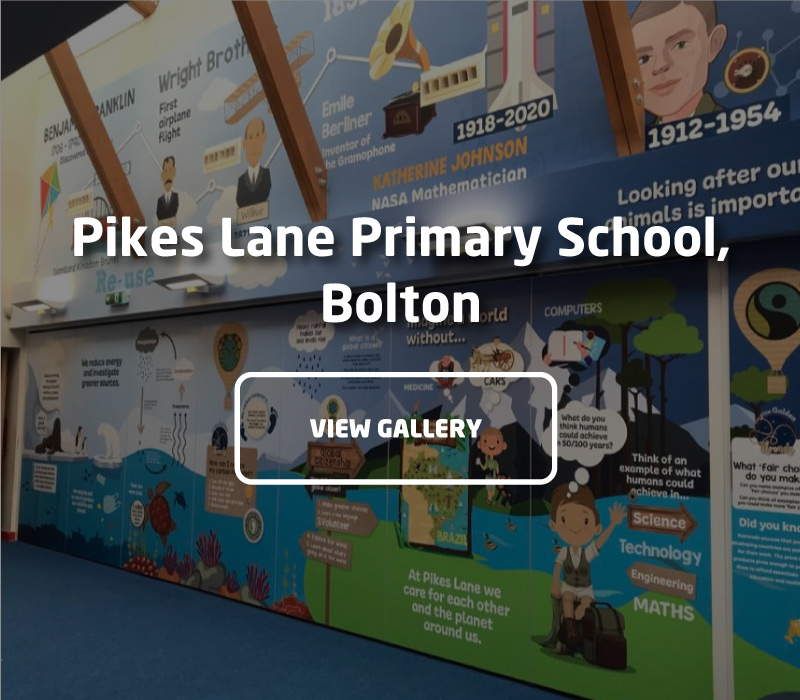 Signage & Graphics for Pikes Lane Primary School | Impression Ltd, Bolton