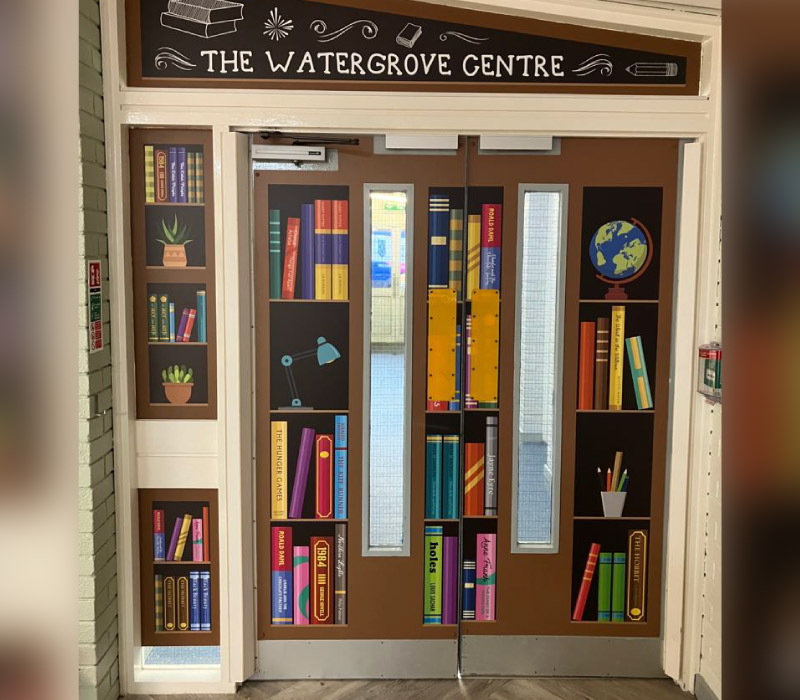 Printed Educational Door Vinyls Installed by Impression, Bolton