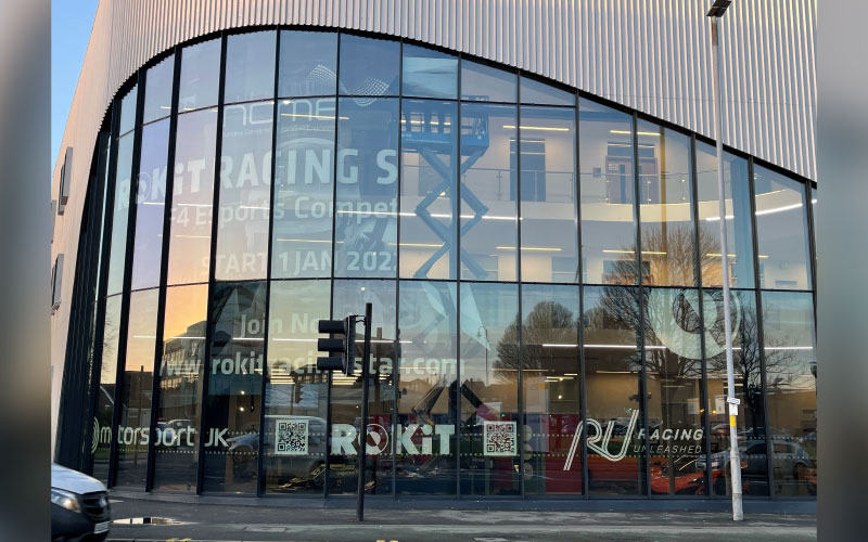 Large Format Window Graphics for University | Bolton, Greater Manchester