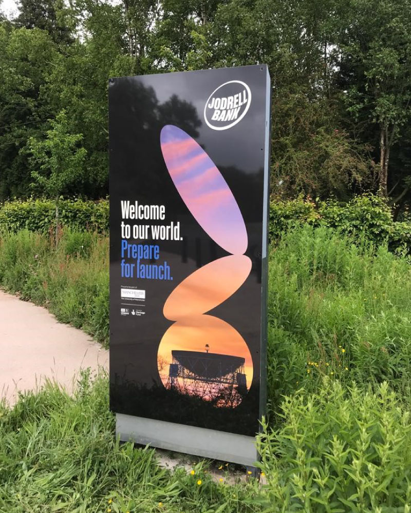 Jodrell Banks brand identity | Signage, Wayfinding and Graphics