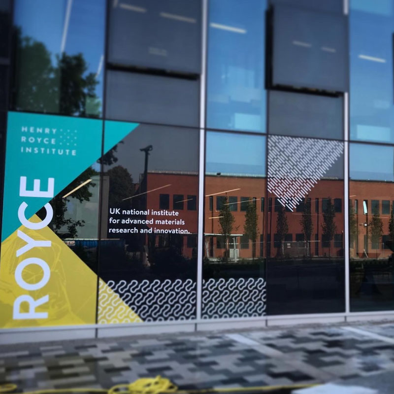 External Window Graphics for the University of Manchester | Impression