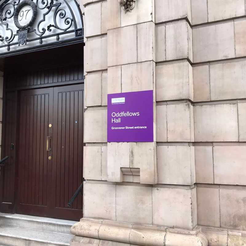 Wayfinding and Directional Signage for The University of Manchester | Impression