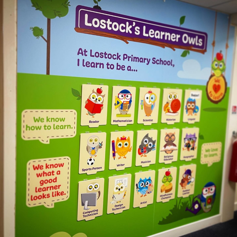 School Signage in Manchester by Impression