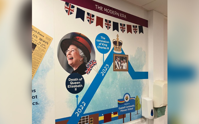 School values signage designed printed and installed in greater manchester