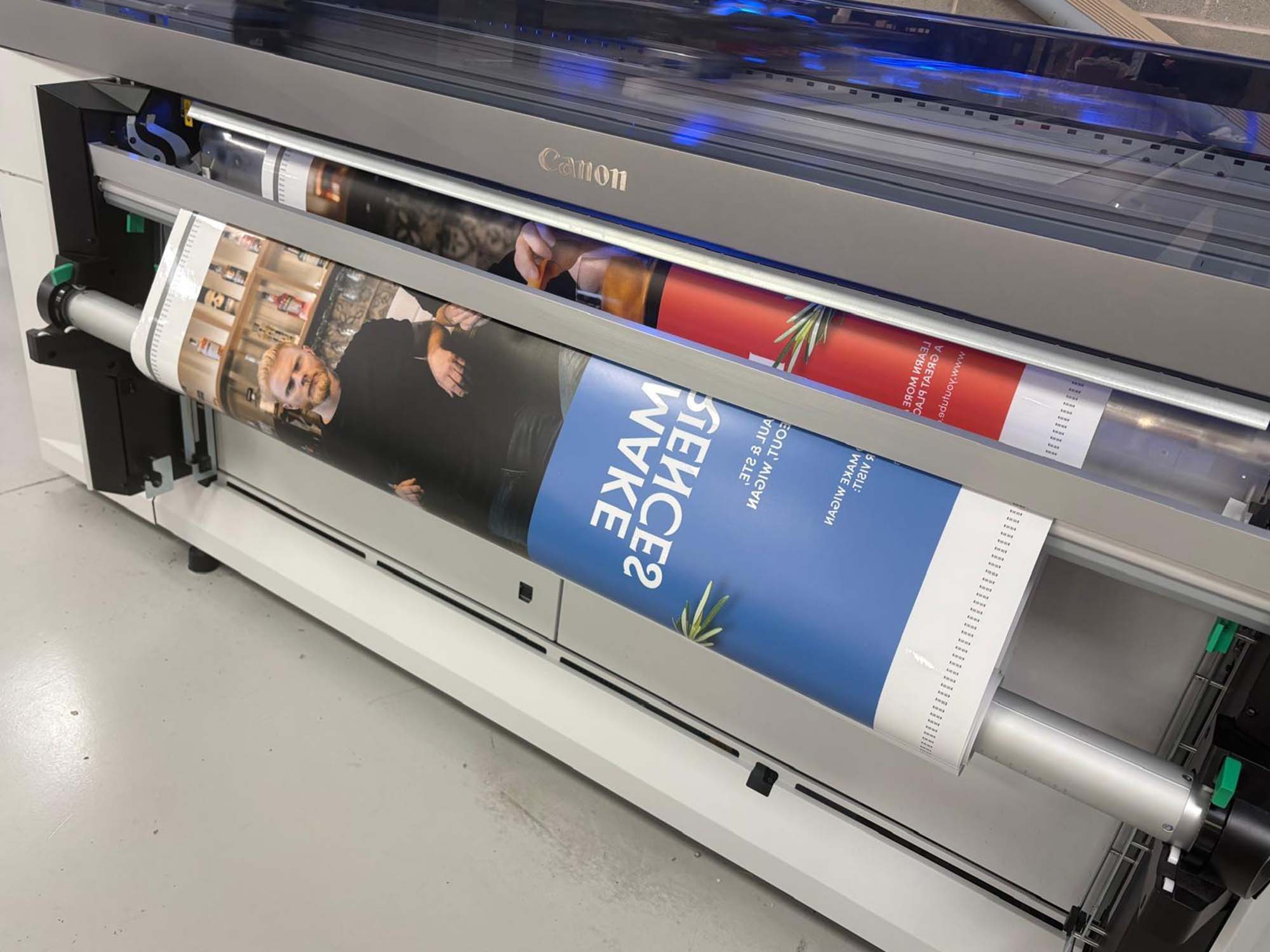 Fettlers launch large format graphics, signage and hoardings are produced with crystal-clear clarity 