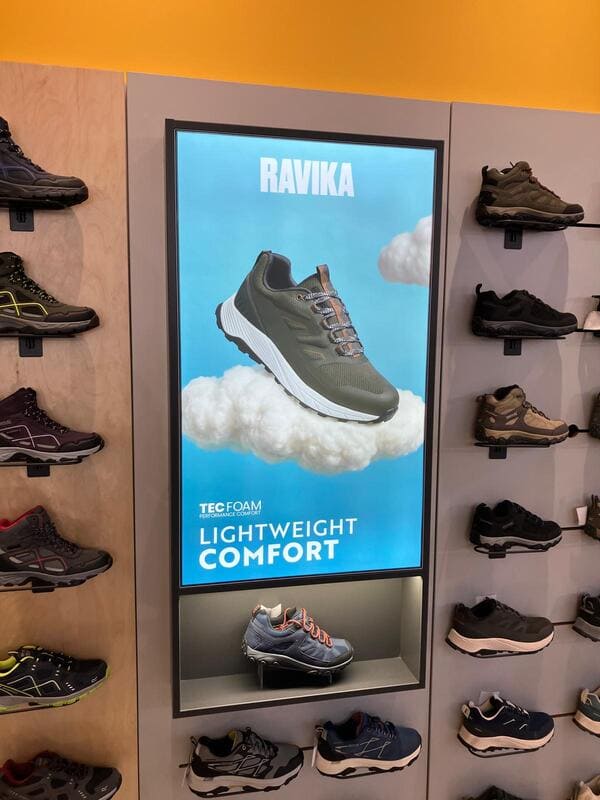 Delivering graphics & visuals for Regatta retail stores