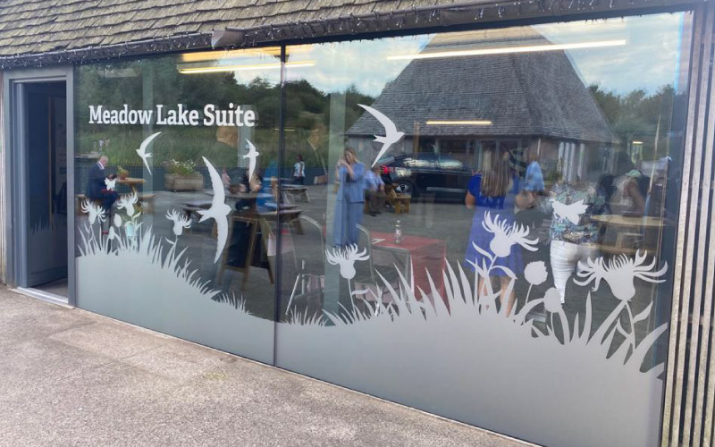 nature themed manifestations printed and installed by impression